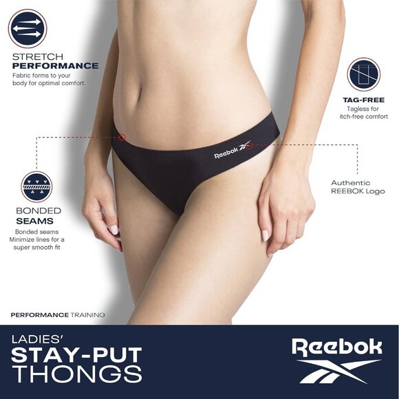 Women’s Seamless Thong Underwear Pack Breathable S-XL No Show Comfort - Picture 2 of 7